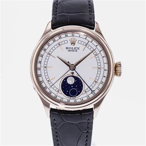 used rolex cellini moonphase|rolex cellini diamond bezel.